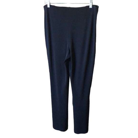 MODA INTL Black pull on pants romantic goth witchy rayon Business casual Office - Picture 6 of 6